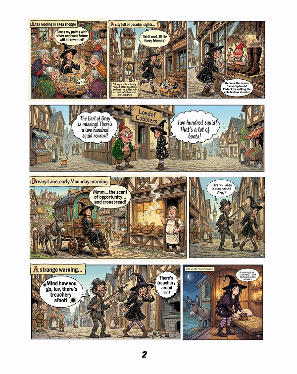 Maple Leaf Witch Detective Comic